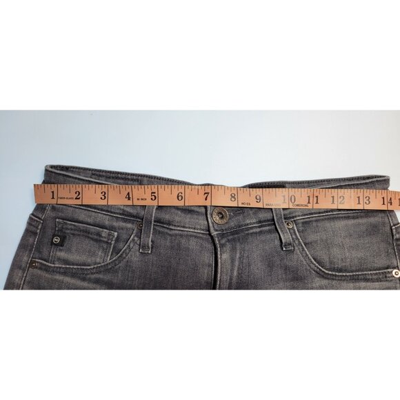 AG Adriano Goldschmied The Prima Mid-rise Cigarette Leg Jeans Dark Size 26R - Picture 11 of 13